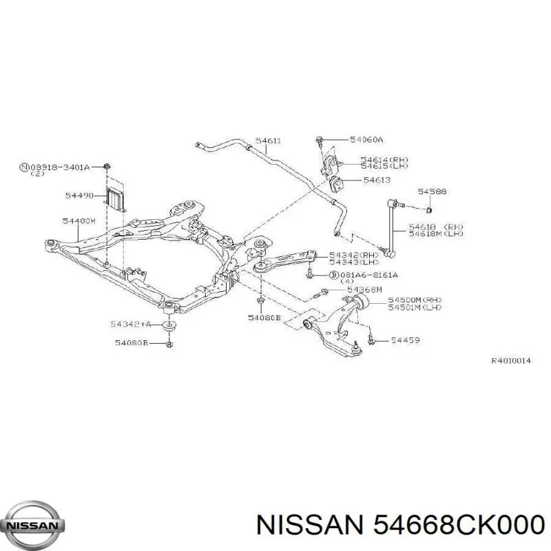  54668CK000 Nissan