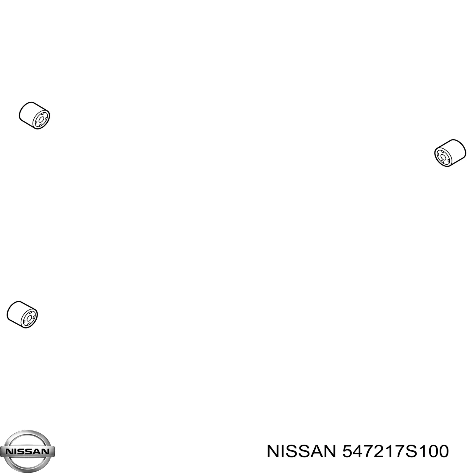 Сайлентблок траверсы крепления переднего редуктора передний Nissan/Infiniti 547217S100 цена, от 26.18 USD