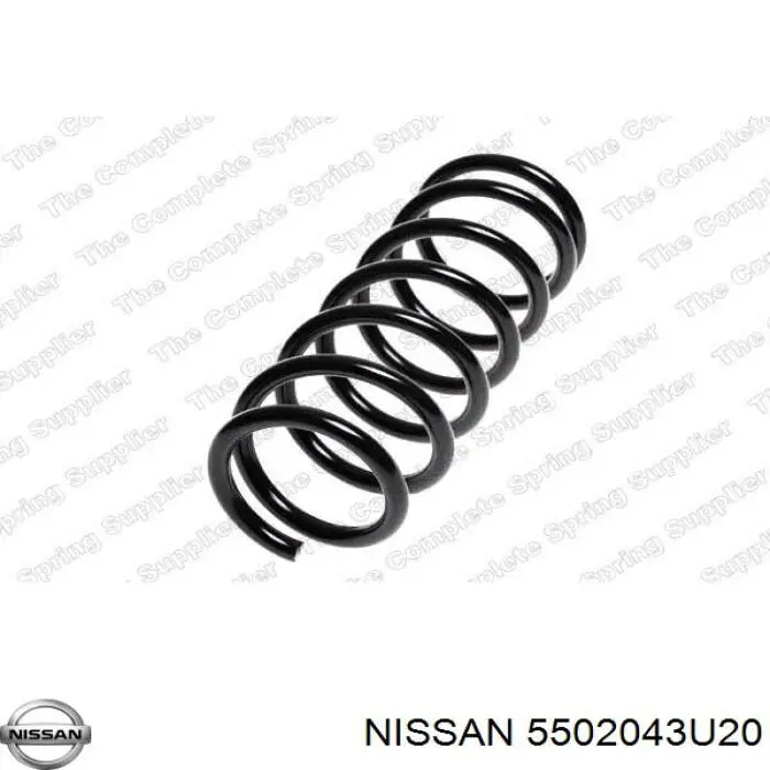 5502043U20 Nissan пружина задняя