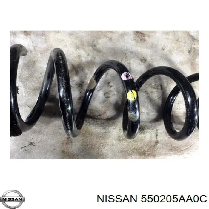 550205AA0C Nissan/Infiniti Пружина подвески задняя