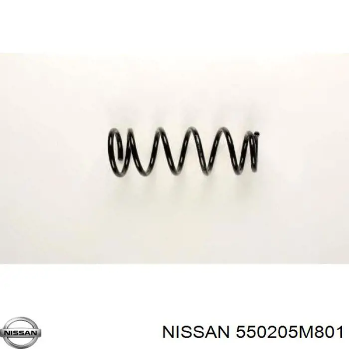 550205M801 Nissan пружина задняя