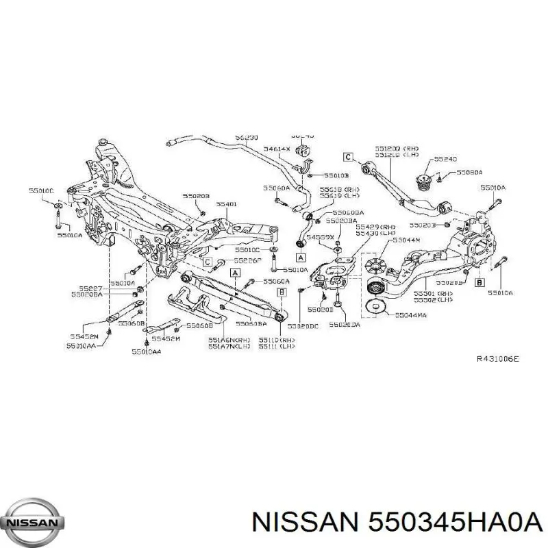 550345HA0A Nissan 