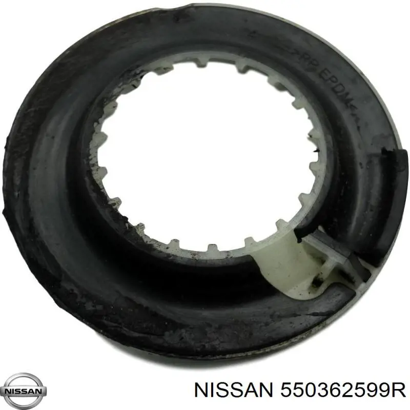 550362599R Nissan espaçador (anel de borracha da mola traseira inferior)