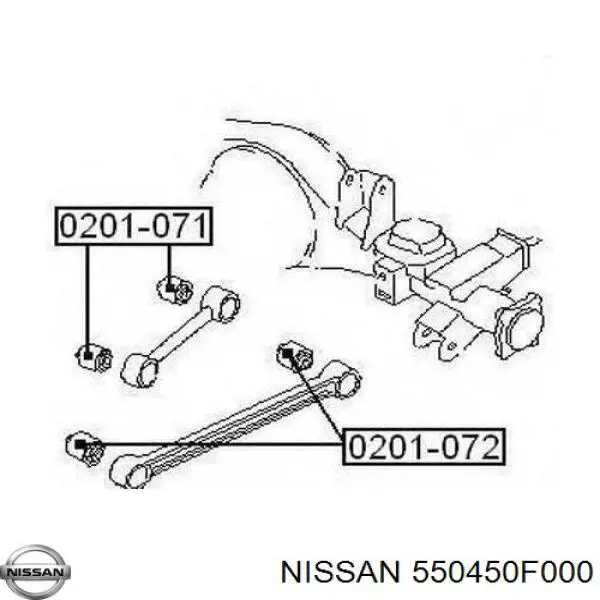 Сайлентблок заднего продольного рычага Nissan/Infiniti 550450F000 цена, от 11.43 USD