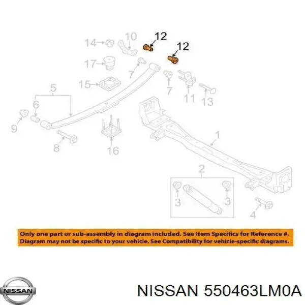  550463LM0A Nissan/Infiniti