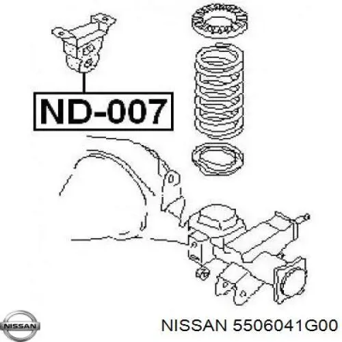 Отбойник заднего моста 550600F60A Nissan/Infiniti