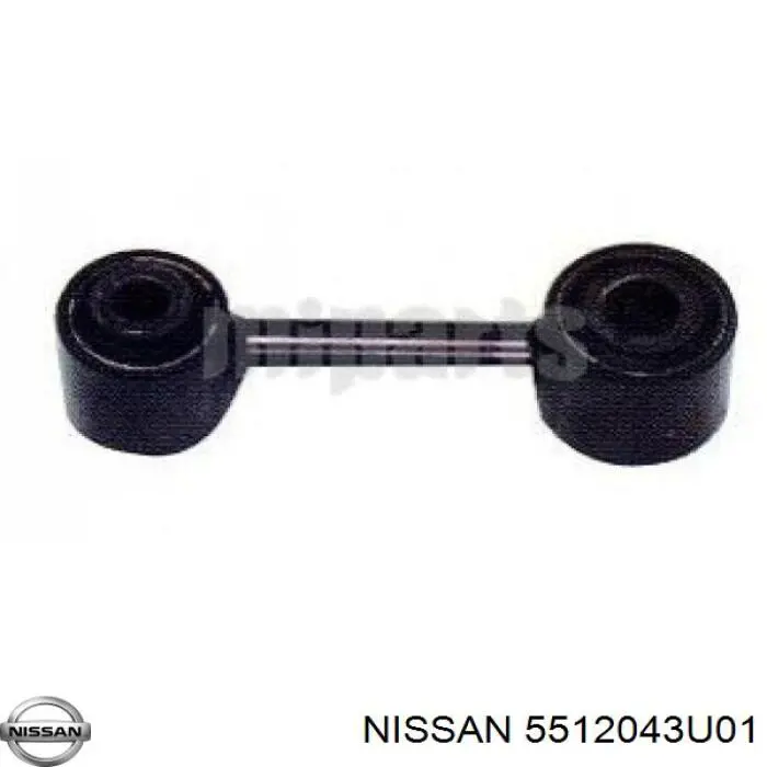 Растяжка заднего моста Nissan 5512043U01