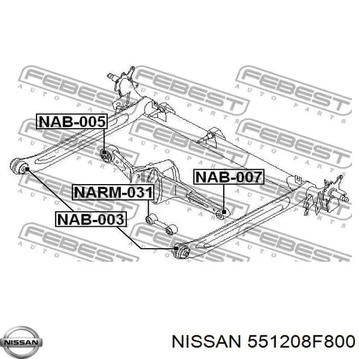  551208F800 Nissan