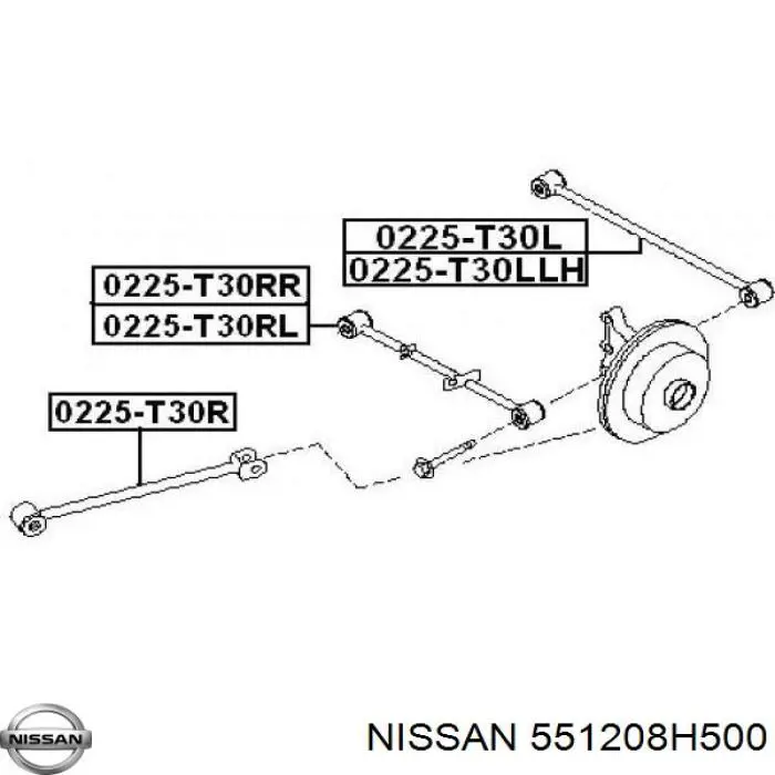 Рычаг задней подвески нижний правый Nissan/Infiniti 551208H500 цена, от 6.33 USD