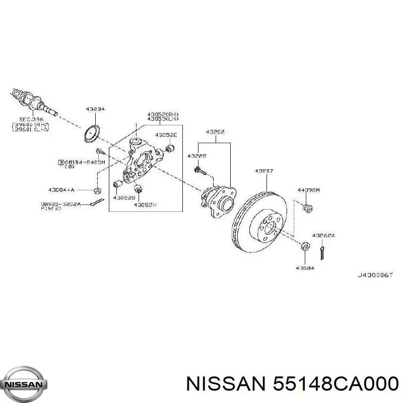 55148CA000 Nissan/Infiniti