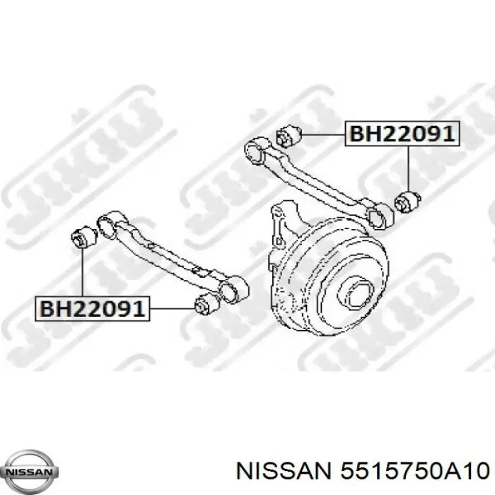 Сайлентблок задней поперечной тяги NIPPON MOTORS NMS2004 цена, от 3.33 USD