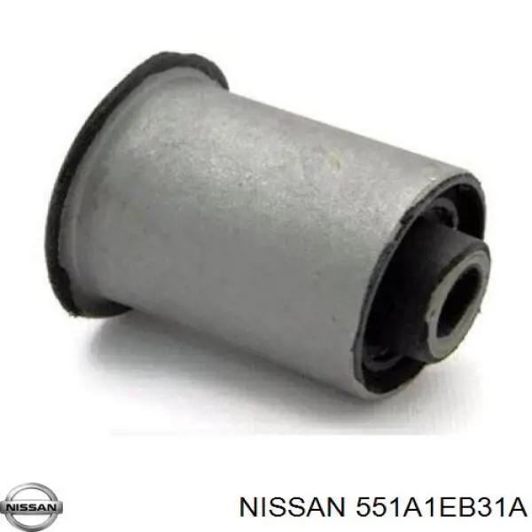 551A1EB31A Nissan braço oscilante inferior esquerdo de suspensão traseira