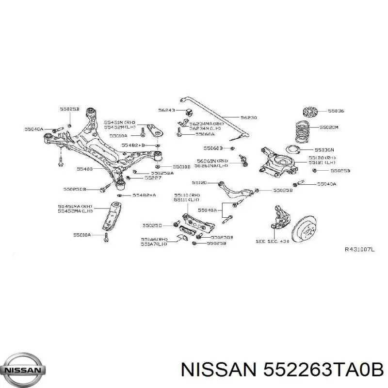 552263TA0B Nissan/Infiniti 