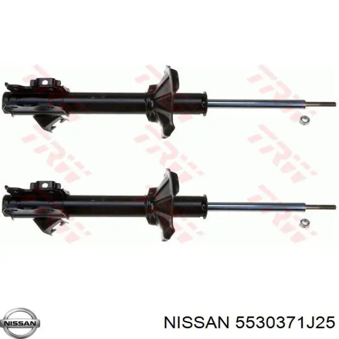 Амортизатор задний левый 5530371J25 Nissan