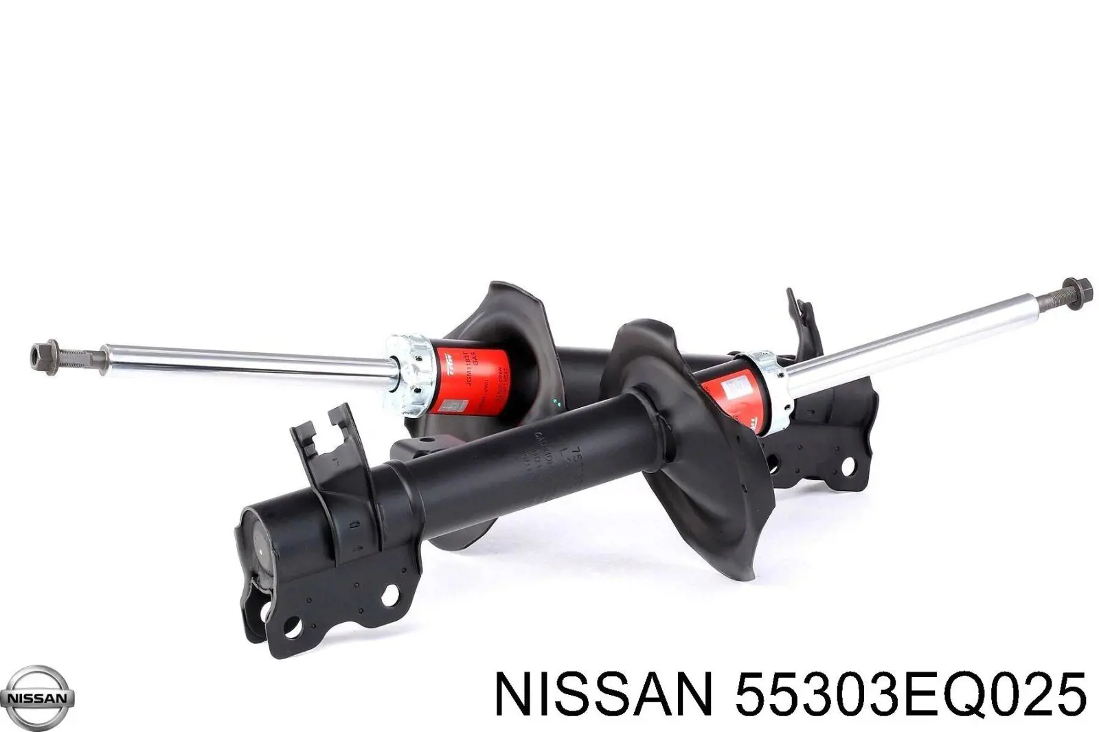 55303EQ025 Nissan amortecedor traseiro esquerdo