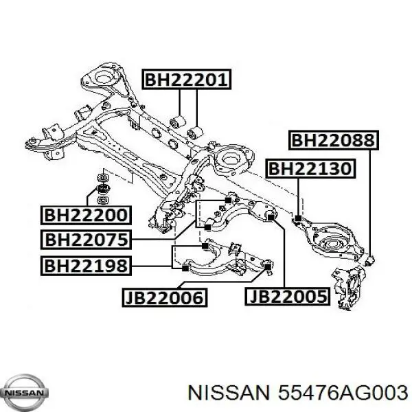  55476AG003 Nissan