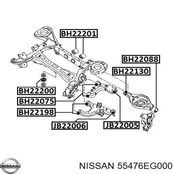 55476EG000 Nissan/Infiniti/Infiniti