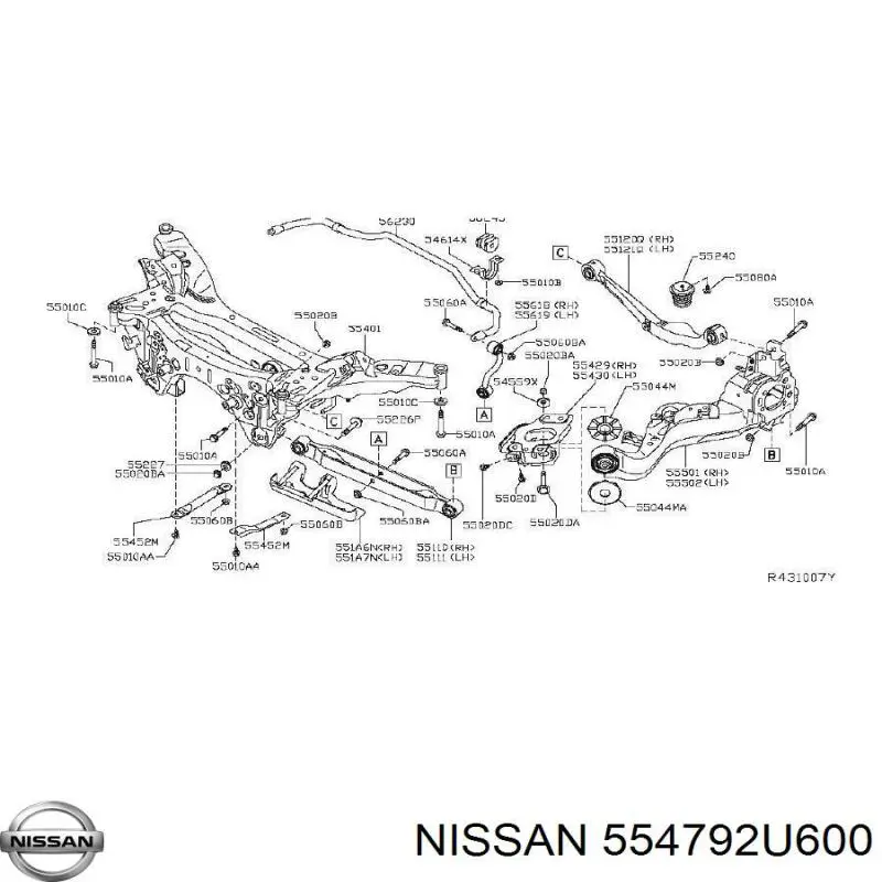 554792U600 Nissan 