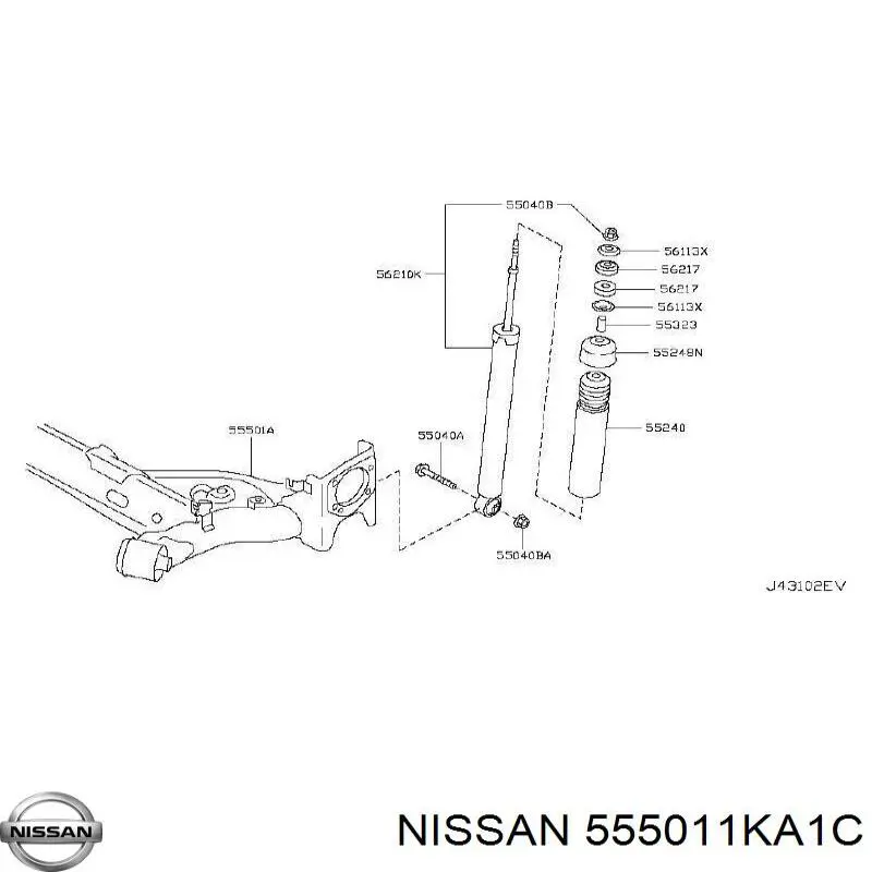 555011KA1C Nissan/Infiniti