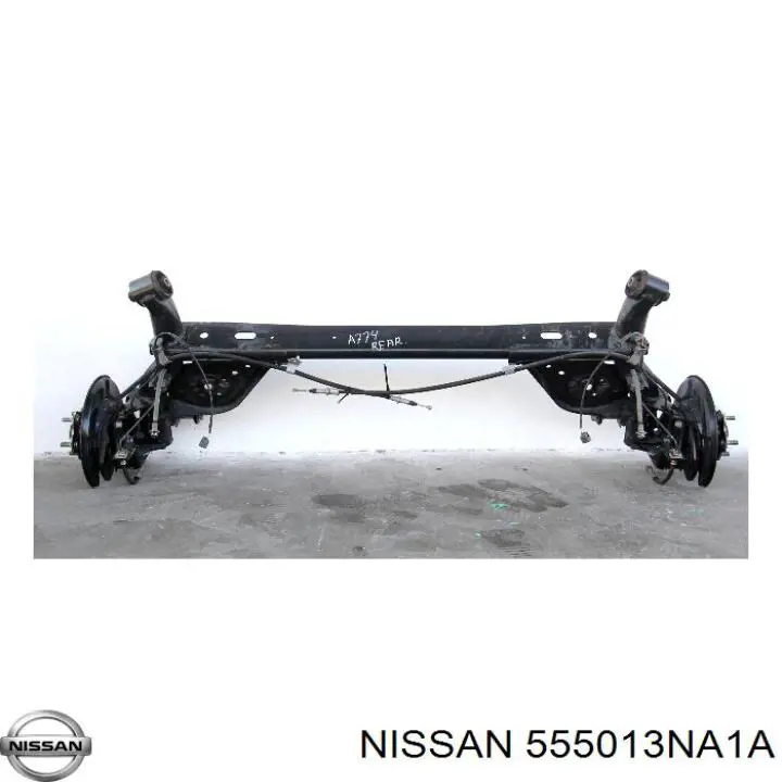 555013NA1A Nissan балка задней подвески (подрамник)