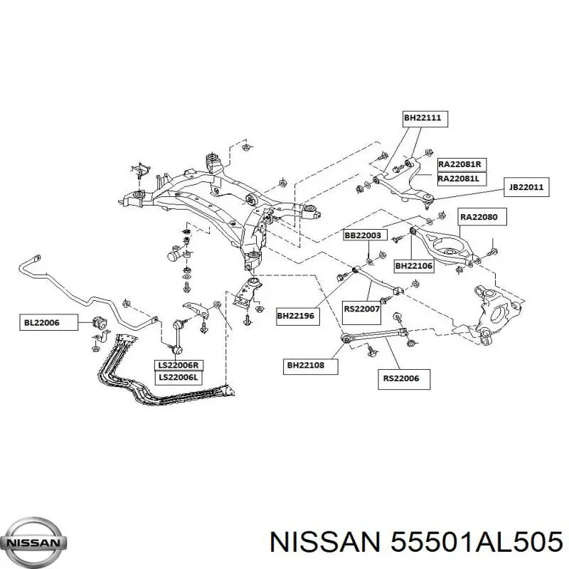  55501AL505 Nissan