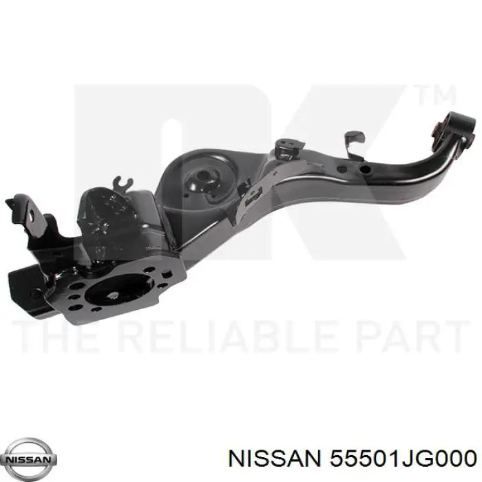 Рычаг (тяга) задней подвески продольный нижний правый 55501JG000 Nissan/Infiniti