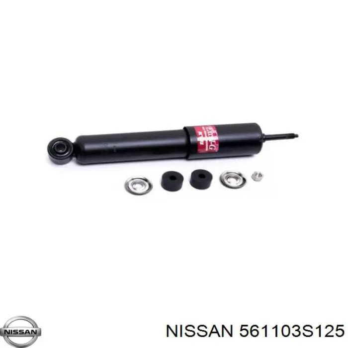 E61103S125 Nissan amortecedor dianteiro