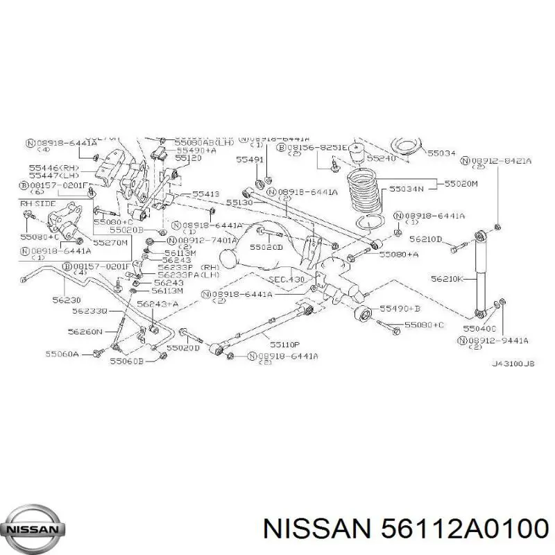  56112A0100 Nissan