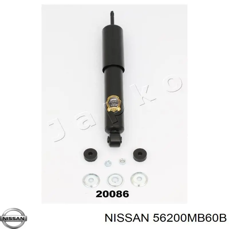 56200MB60B Nissan amortecedor traseiro