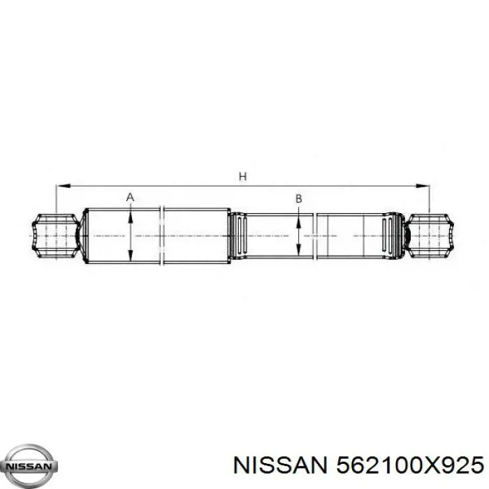 Купить 562100X925 Nissan/Infiniti Амортизатор задней подвески