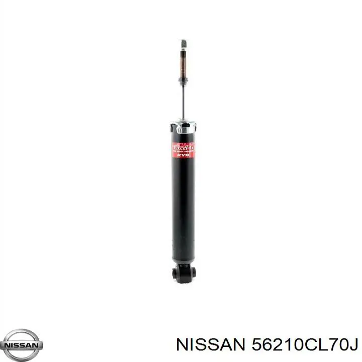 56210CL70J Nissan amortecedor traseiro