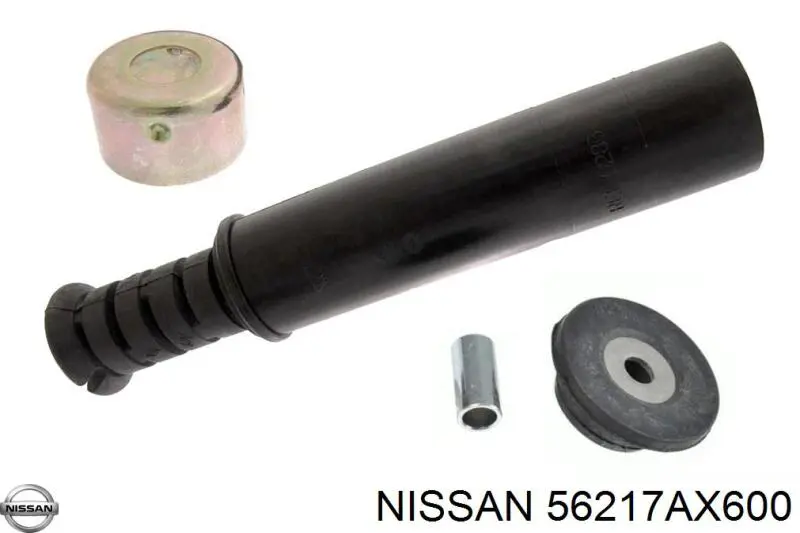Втулка штока амортизатора заднего на Nissan Note E11