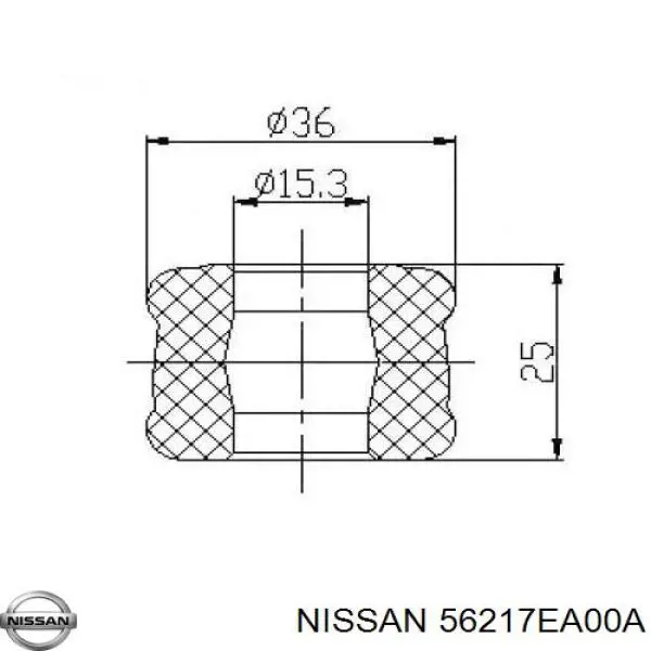 Купить 56217EA001 Nissan/Infiniti Втулка штока амортизатора переднего
