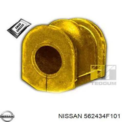 Резинка заднего стабилизатора Nissan/Infiniti 562434F101 цена, от 3.69 USD