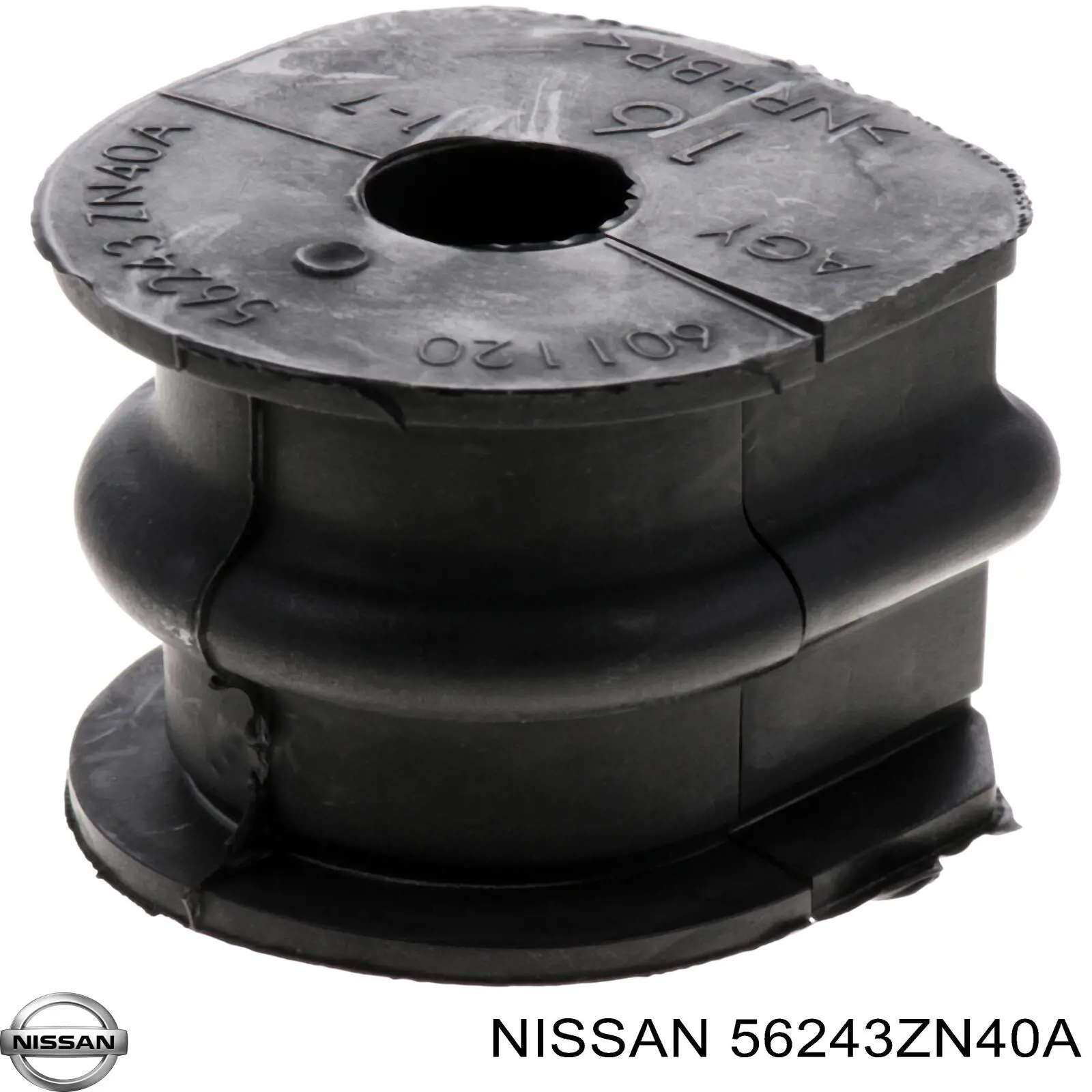 56243ZN40A Nissan bucha de estabilizador traseiro