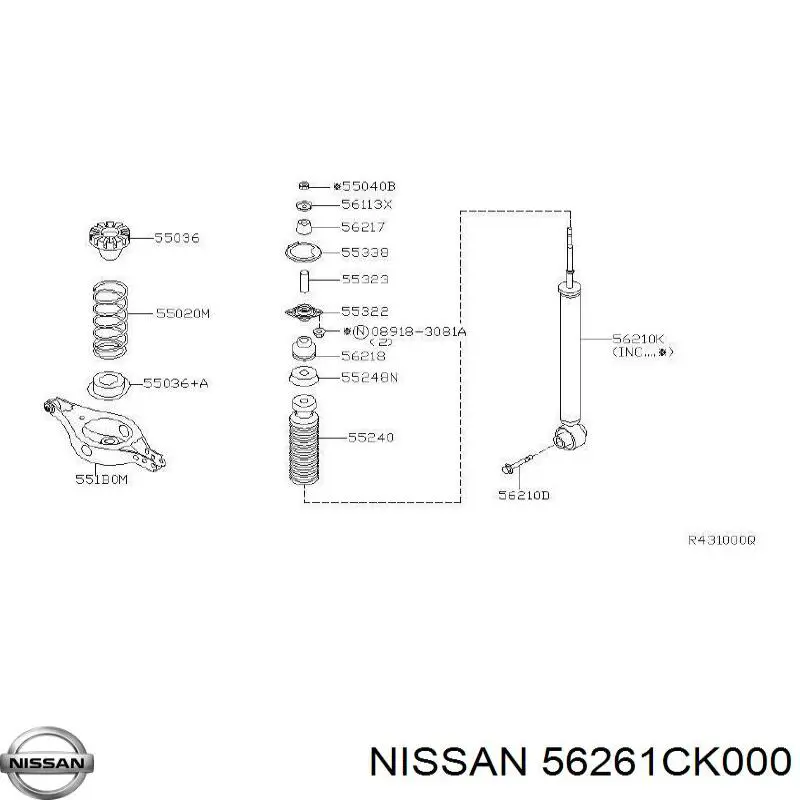  56261CK000 Nissan