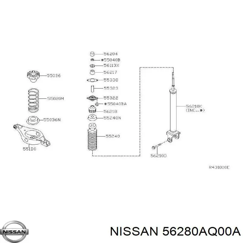 56280AQ00A Nissan/Infiniti 