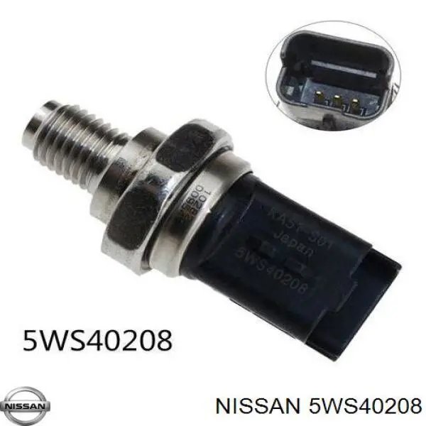 Compre 5WS40208 Nissan/Infiniti Sensor de pressão de combustível