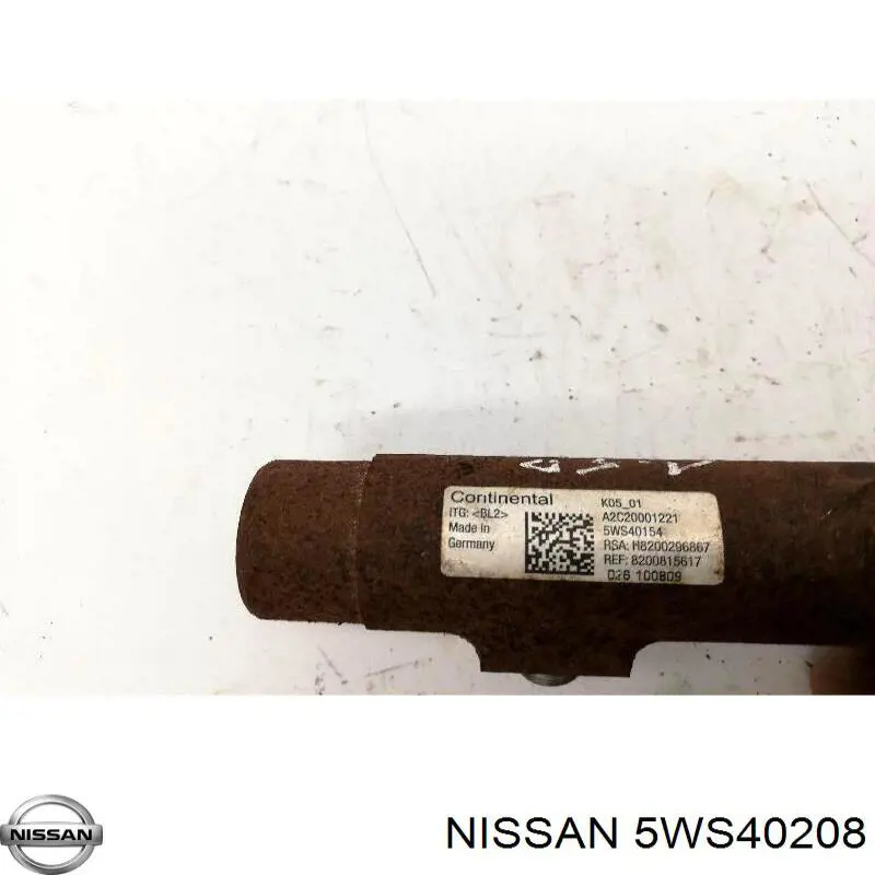 Sensor de pressão de combustível Nissan/Infiniti 5WS40208
