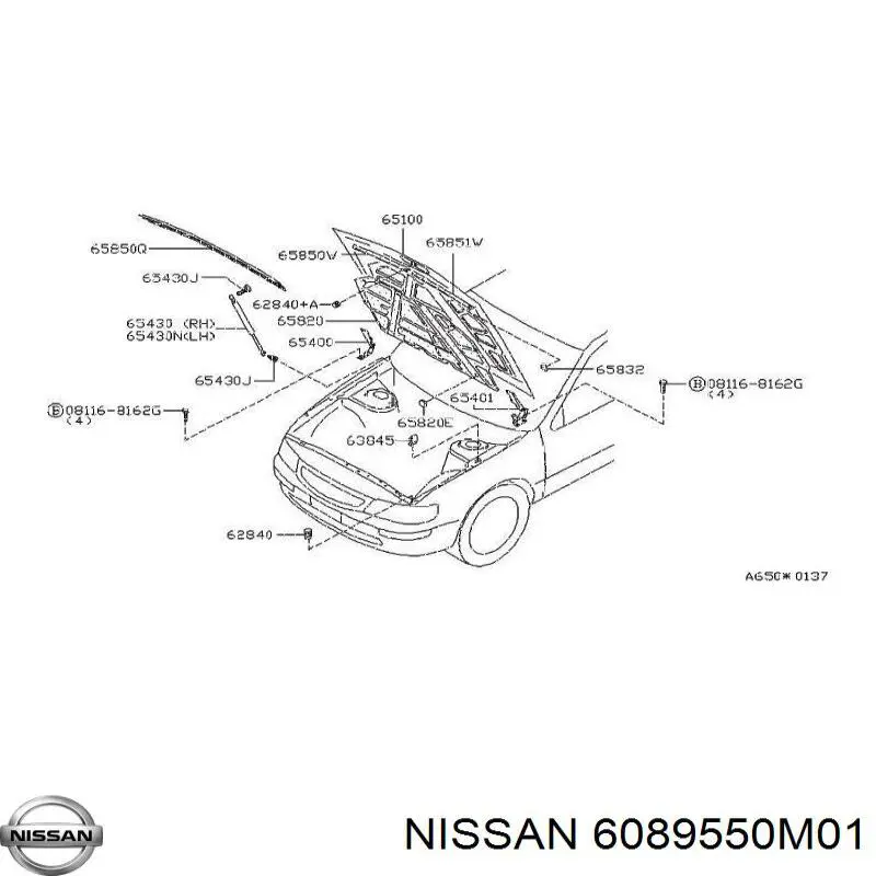  6089550M01 Nissan/Infiniti