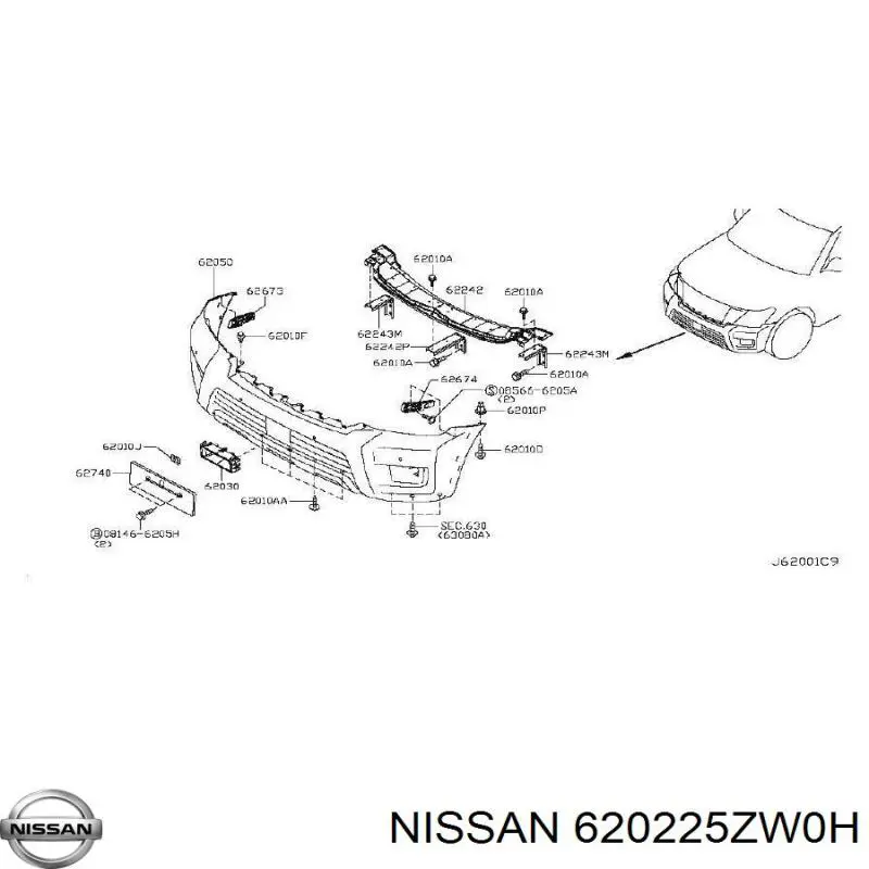  620225ZW0H Nissan