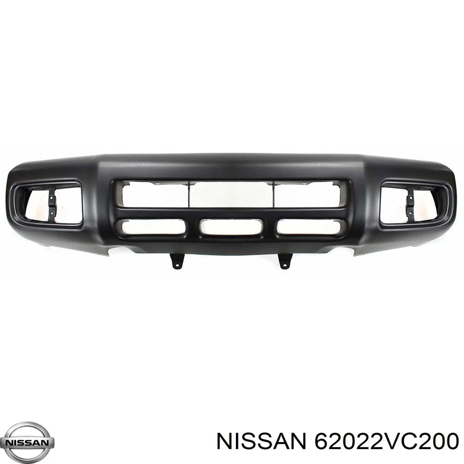 Бампер передний в сборе на Nissan Patrol  Y61