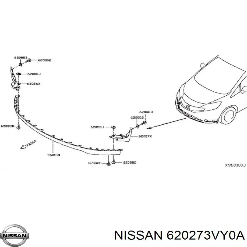  620273VY0A Nissan