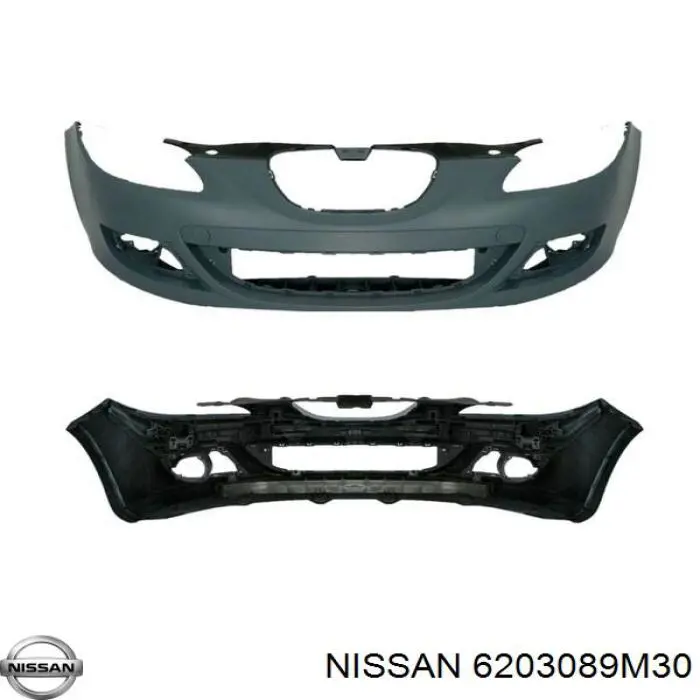  Усилитель заднего бампера Nissan Sunny 2