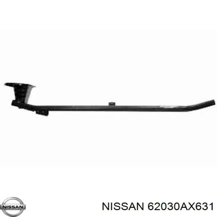Reforçador do pára-choque dianteiro para Nissan Micra (K12)