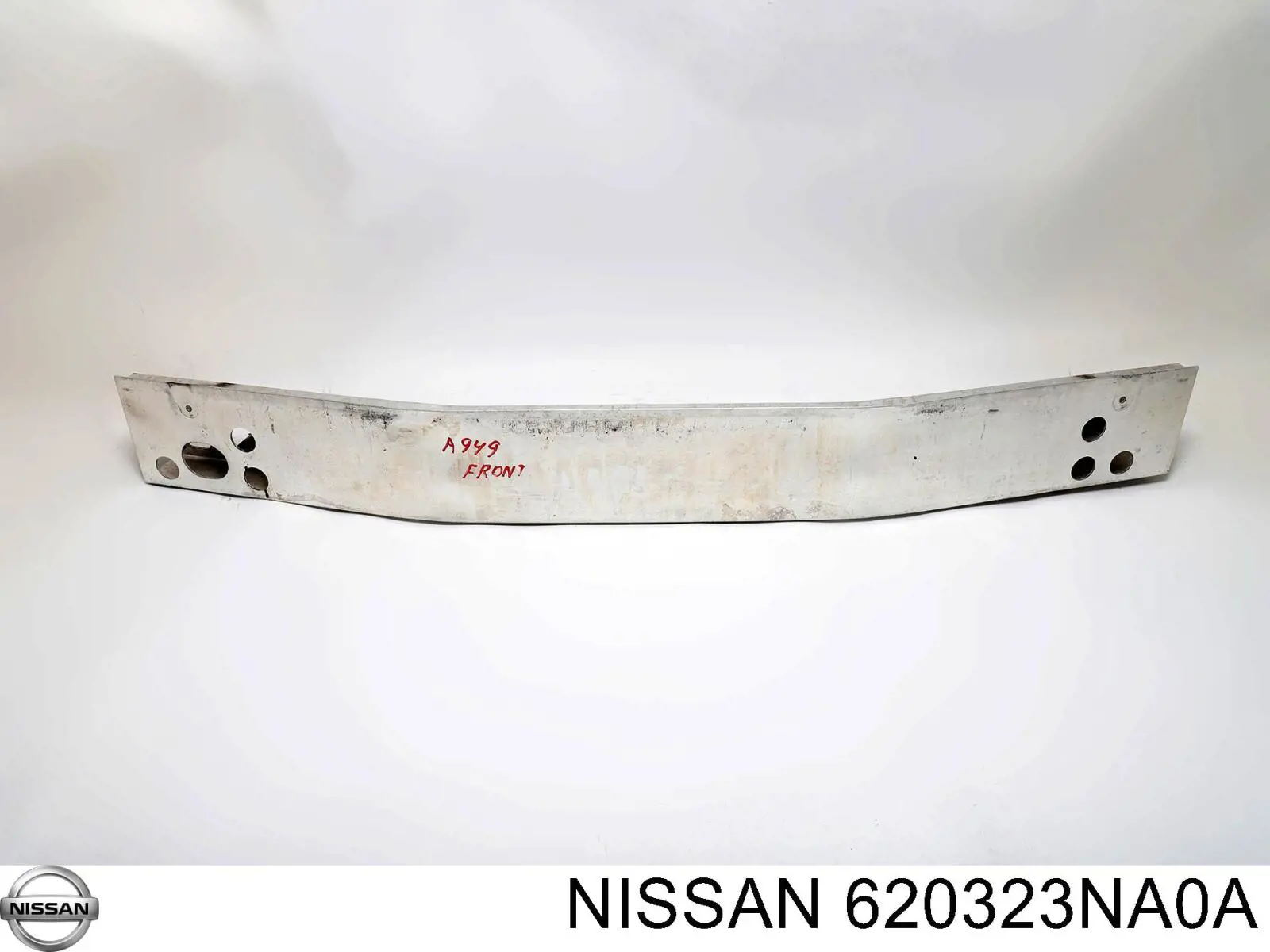 Усилитель переднего бампера Nissan LEAF ZE0 (Ниссан Лиаф)