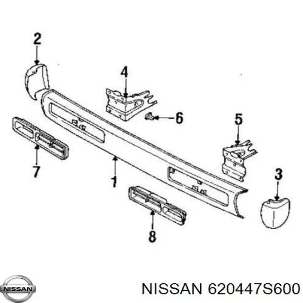  620447S600 Nissan/Infiniti