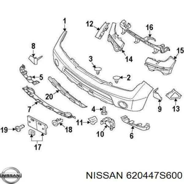 620447S600 Nissan/Infiniti