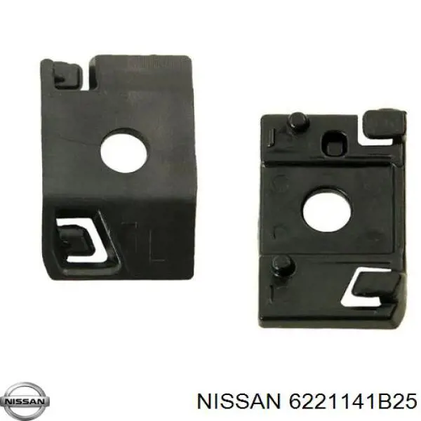 Левый кронштейн переднего бампера Nissan/Infiniti 6221141B25