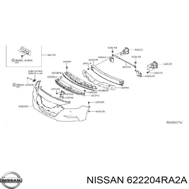  622204RA2A Nissan